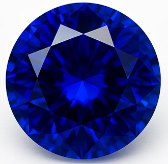 Royal Blue Round Diamond picture